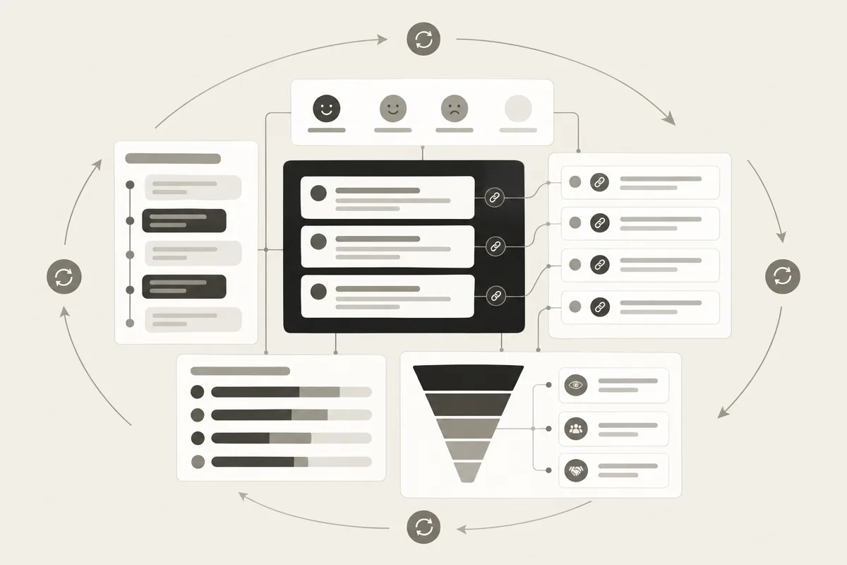 Wordless monitoring dashboard links AI mentions, citations, sentiment, competitors, prompts, and pipeline outcomes.