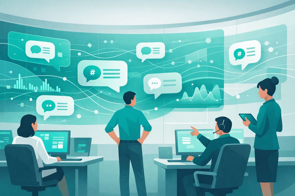 Control room dashboard monitoring brand mentions across AI chat interfaces in future of SEO with AI-driven conversational sea